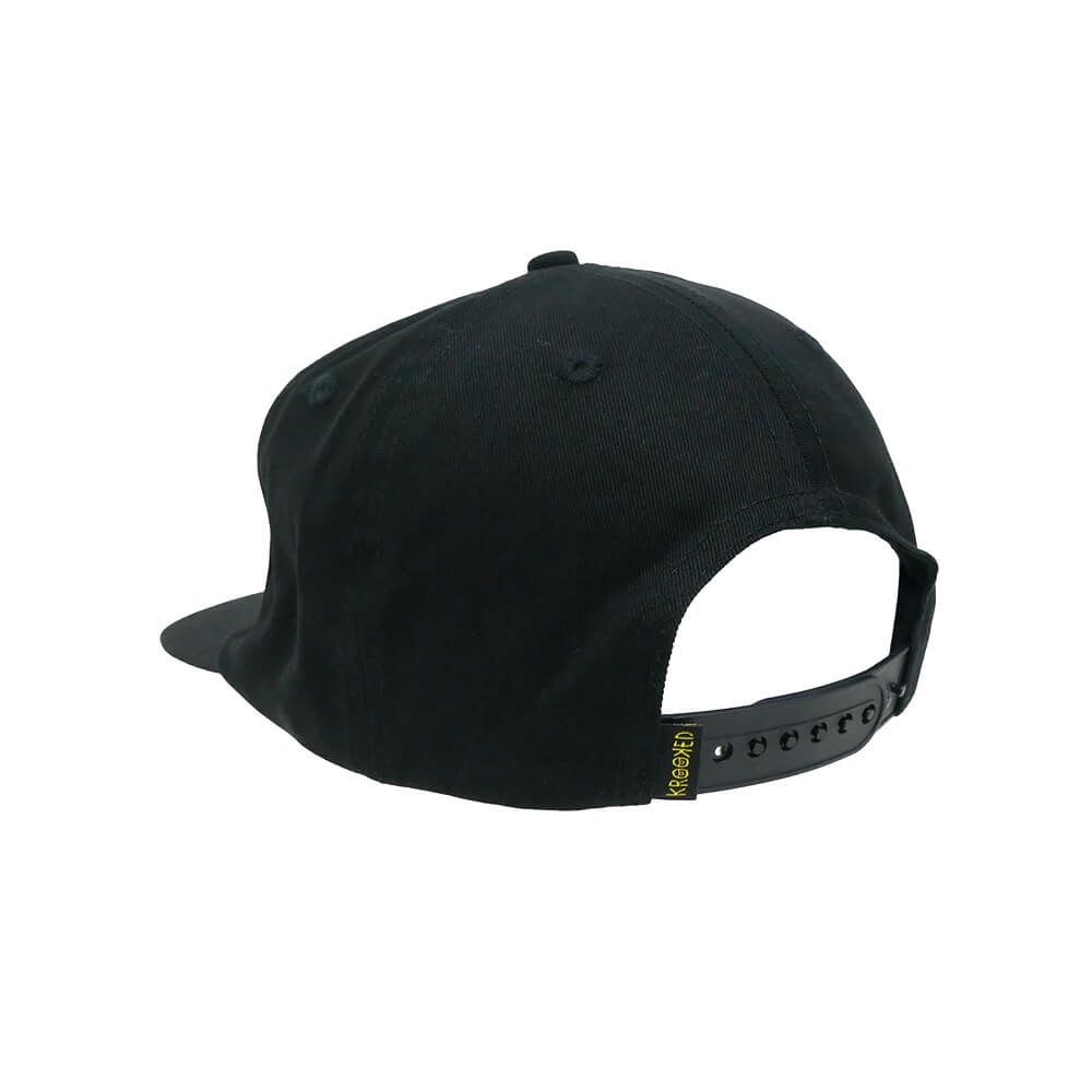 KROOKED CAP クルキッド キャップ KOFFIN SNAPBACK BLACK スケートボード スケボー 2