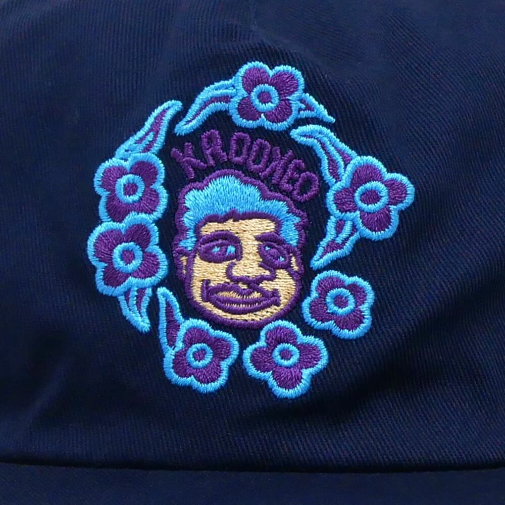 KROOKED CAP クルキッド キャップ SWEATPANTS REDUX SNAPBACK NAVY スケートボード スケボー 4
