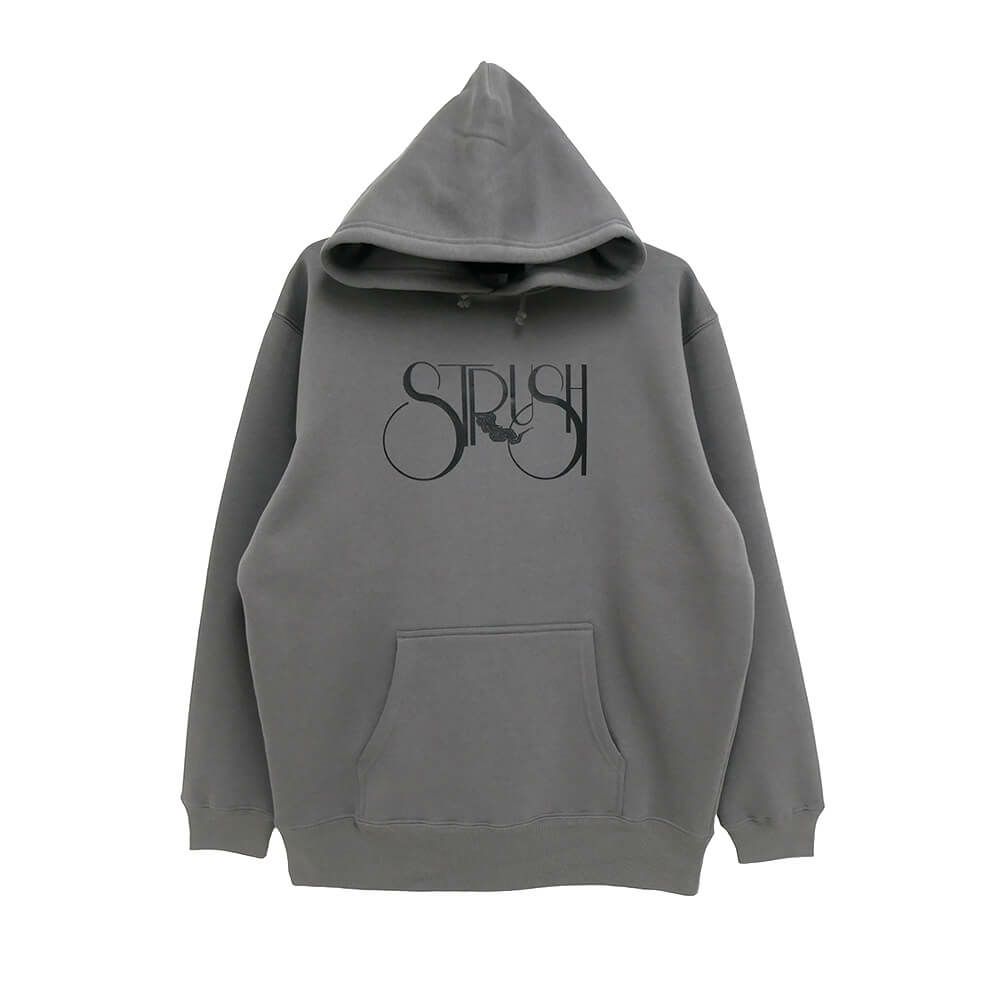STRUSH HOOD ストラッシュ パーカー SMOKE LOGO CEMENT スケートボード スケボー 