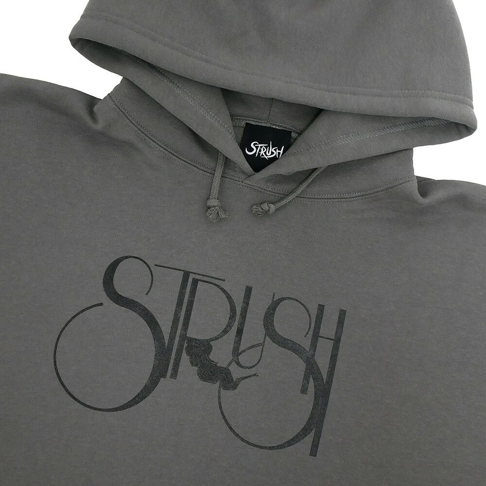 STRUSH HOOD ストラッシュ パーカー SMOKE LOGO CEMENT スケートボード スケボー 1