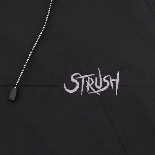 STRUSH JACKET ストラッシュ ジャケット SCRIPT SHELL BLACK スケートボード スケボー 2