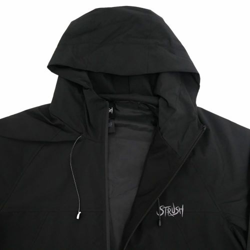 STRUSH JACKET ストラッシュ ジャケット SCRIPT SHELL BLACK スケートボード スケボー 3