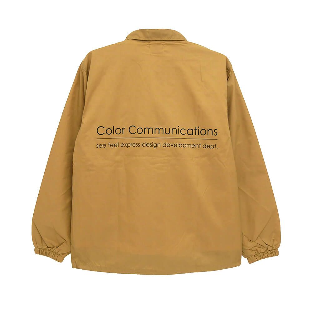 COLOR COMMUNICATIONS JACKET カラーコミュニケーションズ ジャケット RE-LETTER 2012 COACH CAMEL スケートボード スケボー 
