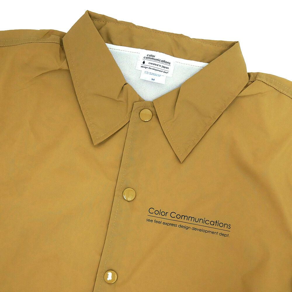 COLOR COMMUNICATIONS JACKET カラーコミュニケーションズ ジャケット RE-LETTER 2012 COACH CAMEL スケートボード スケボー 2