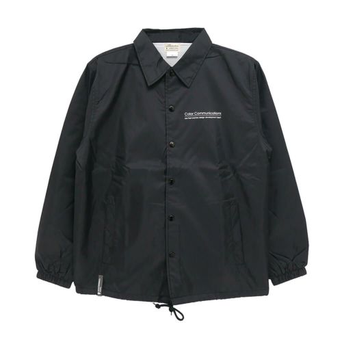 COLOR COMMUNICATIONS JACKET カラーコミュニケーションズ ジャケット RE-LETTER 2012 COACH BLACK スケートボード スケボー 1
