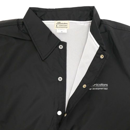 COLOR COMMUNICATIONS JACKET カラーコミュニケーションズ ジャケット RE-LETTER 2012 COACH BLACK スケートボード スケボー 3