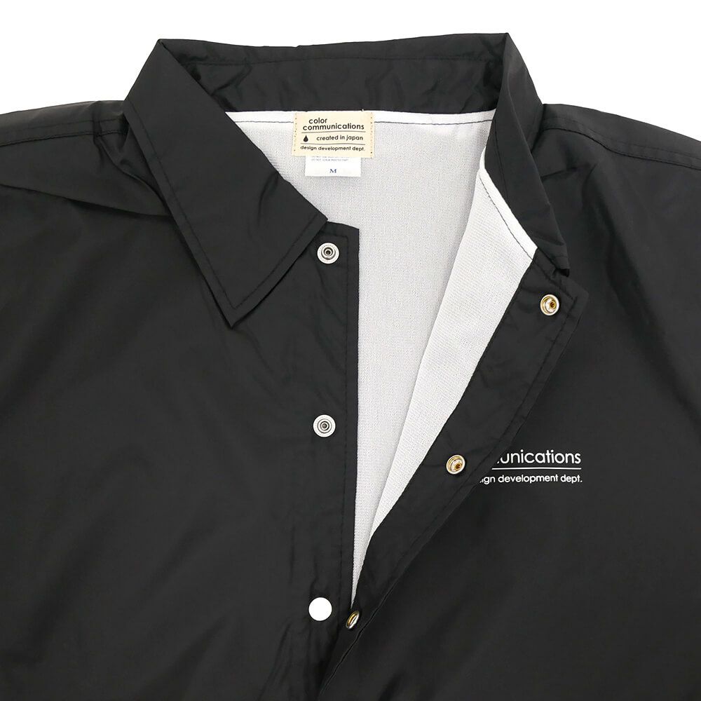 COLOR COMMUNICATIONS JACKET カラーコミュニケーションズ ジャケット RE-LETTER 2012 COACH BLACK スケートボード スケボー 3