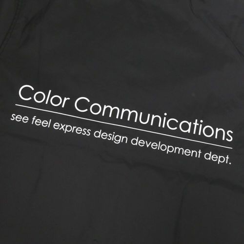 COLOR COMMUNICATIONS JACKET カラーコミュニケーションズ ジャケット RE-LETTER 2012 COACH BLACK スケートボード スケボー 6