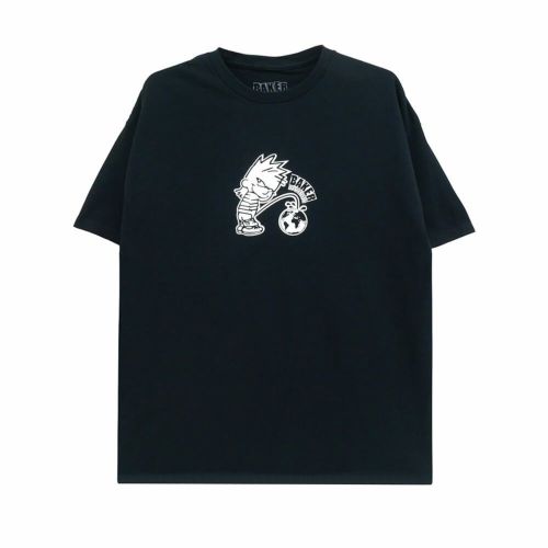 BAKER T-SHIRT ベイカー Tシャツ WHIZZ KID BLACK スケートボード スケボー 