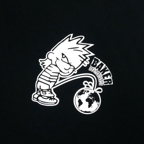 BAKER T-SHIRT ベイカー Tシャツ WHIZZ KID BLACK スケートボード スケボー 1