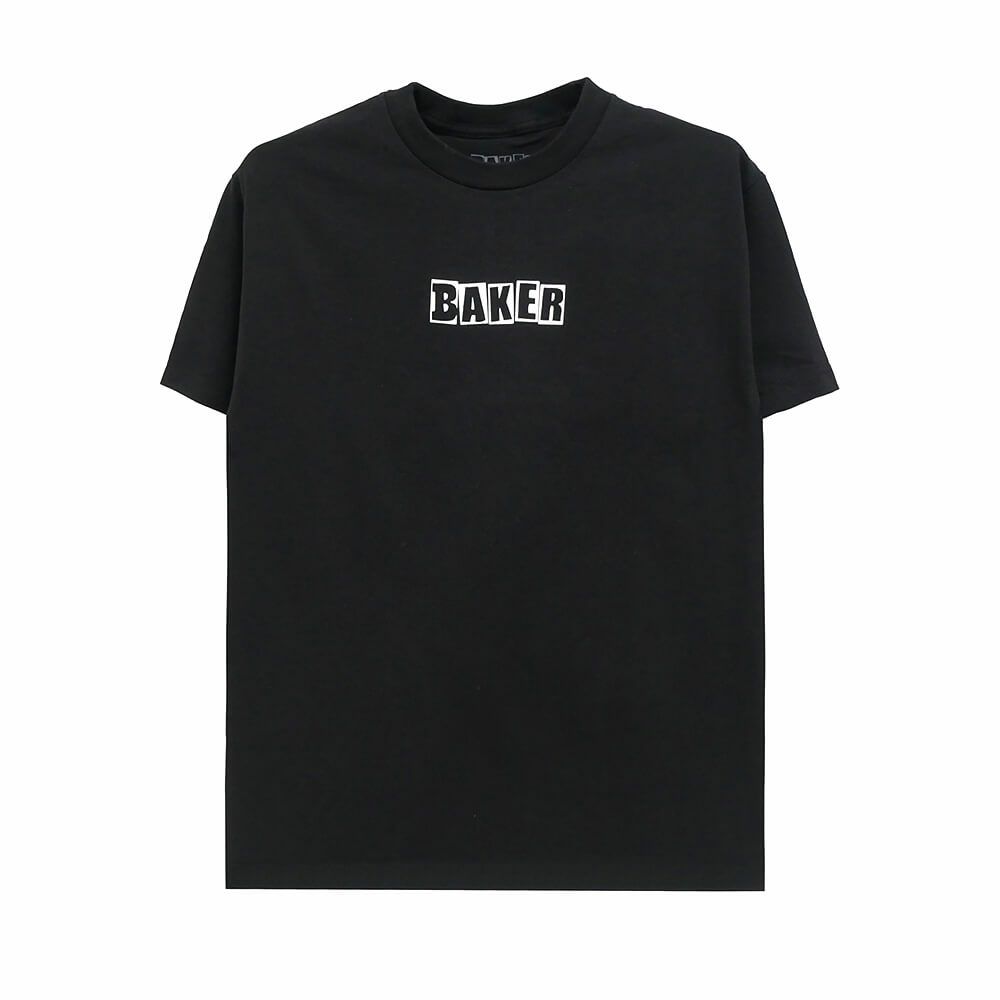 BAKER T-SHIRT ベイカー Tシャツ BRAND LOGO BLACK スケートボード スケボー 