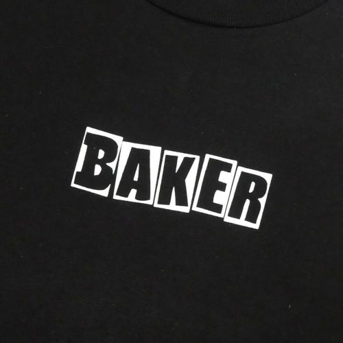 BAKER T-SHIRT ベイカー Tシャツ BRAND LOGO BLACK スケートボード スケボー 1