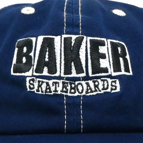 BAKER CAP ベイカー キャップ CLASSIC LOGO DAD SNAPBACK NAVY スケートボード スケボー 4