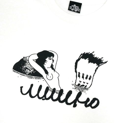 MAN WHO LONG SLEEVE マンフー ロングスリーブTシャツ 混浴 WHITE スケートボード スケボー 1