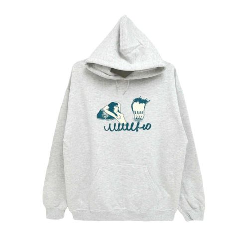 MAN WHO HOOD マンフー パーカー 混浴 ASH スケートボード スケボー 