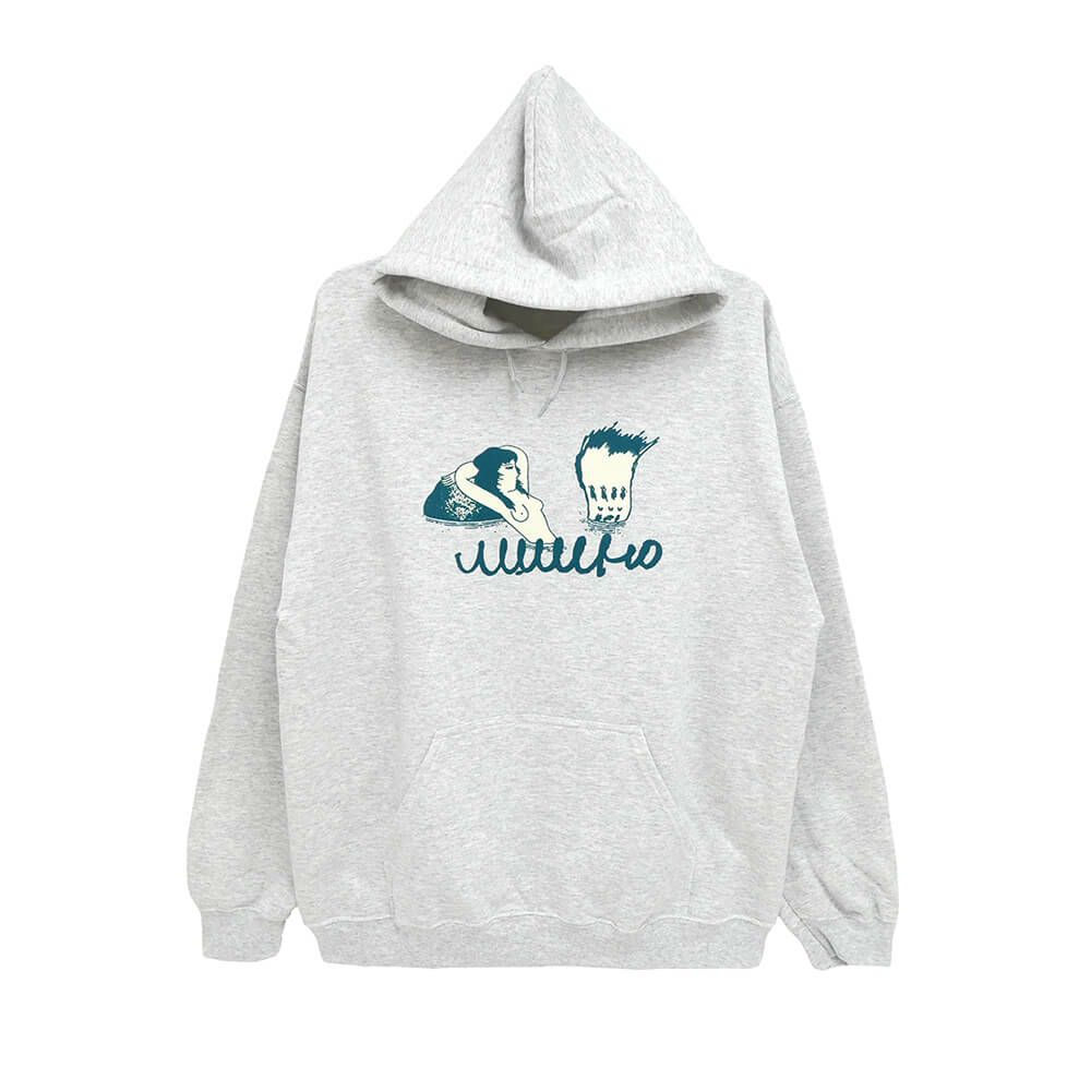 MAN WHO HOOD マンフー パーカー 混浴 ASH スケートボード スケボー 