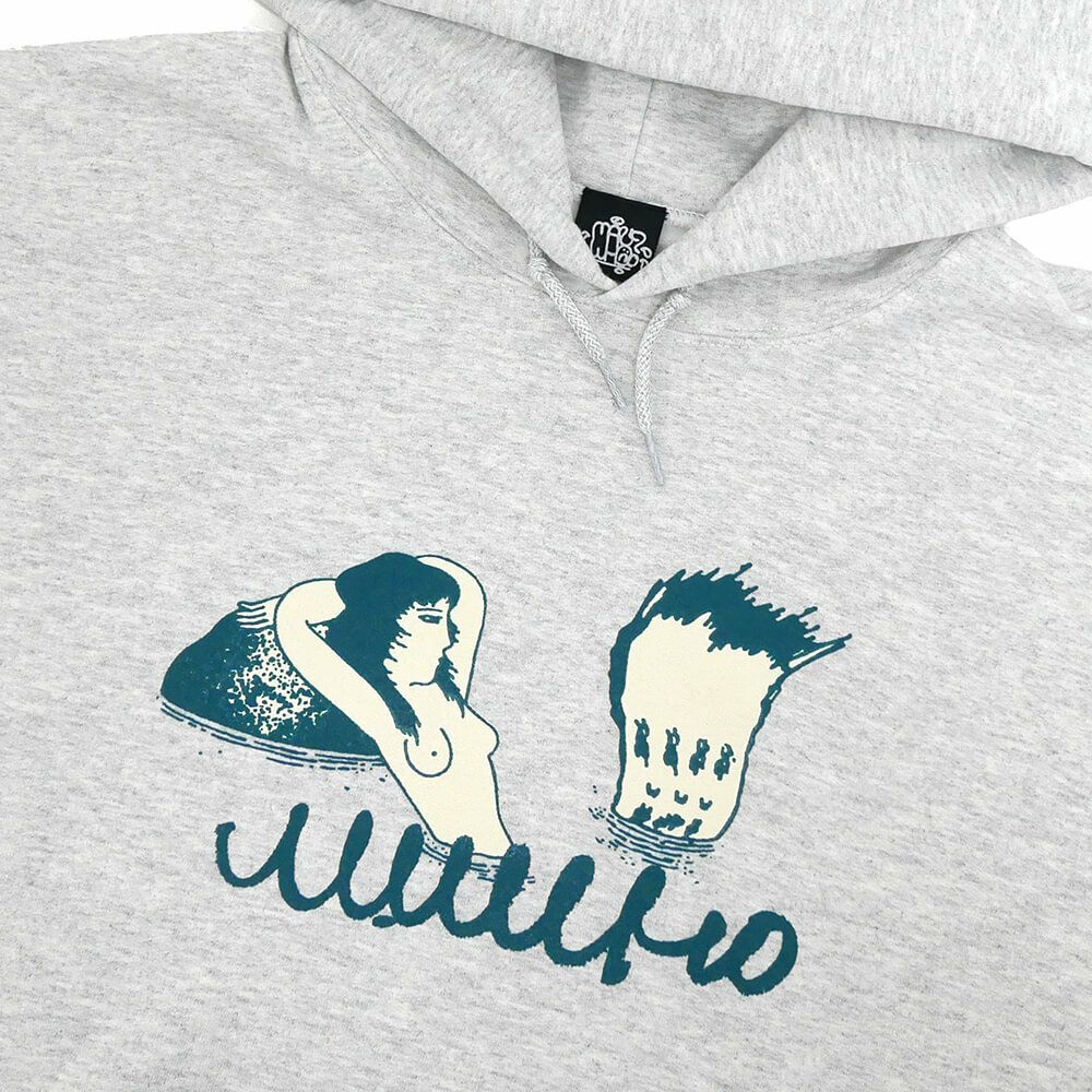 MAN WHO HOOD マンフー パーカー 混浴 ASH スケートボード スケボー 1