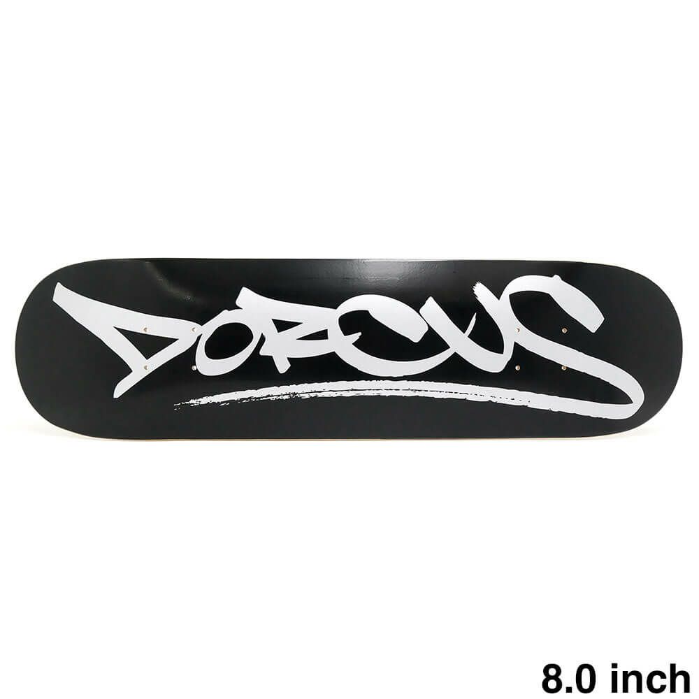 DORCUS DECK ドーカス デッキ TEAM OCULAR TAG BLACK/SILVER 8.0 スケートボード スケボー 1