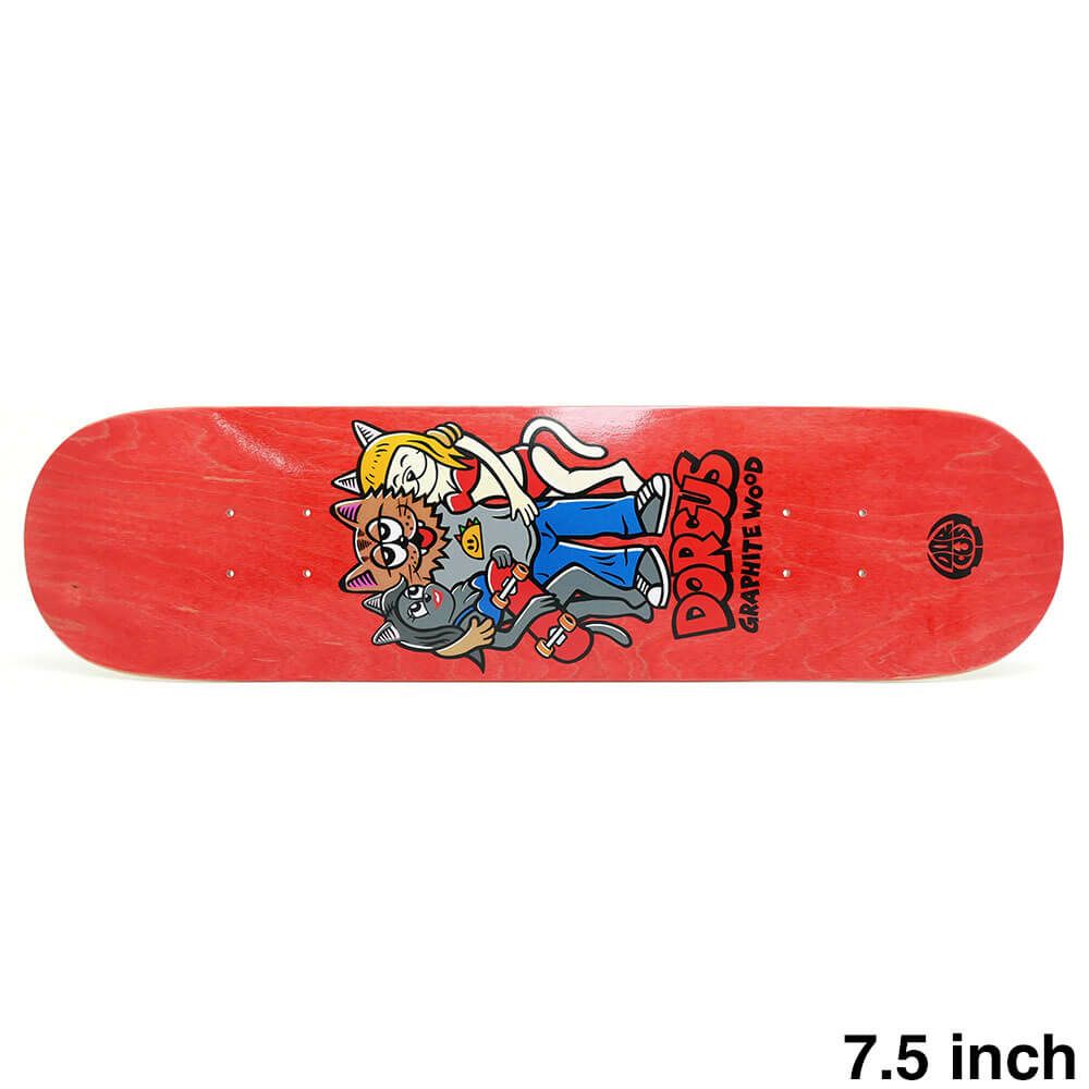 DORCUS DECK ドーカス デッキ TEAM ZETT WITH GALS 7.5 スケートボード スケボー 1