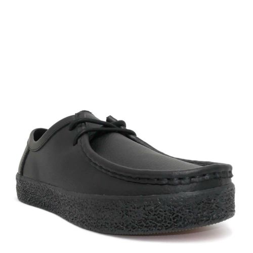 LAST RESORT AB SHOES ラストリゾートエービー シューズ スニーカー VM006 MOC LEATHER LO BLACK/BLACK スケートボード スケボー 1