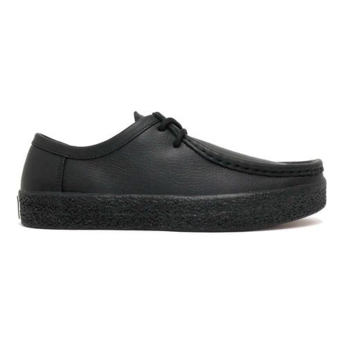 LAST RESORT AB SHOES ラストリゾートエービー シューズ スニーカー VM006 MOC LEATHER LO BLACK/BLACK スケートボード スケボー 5
