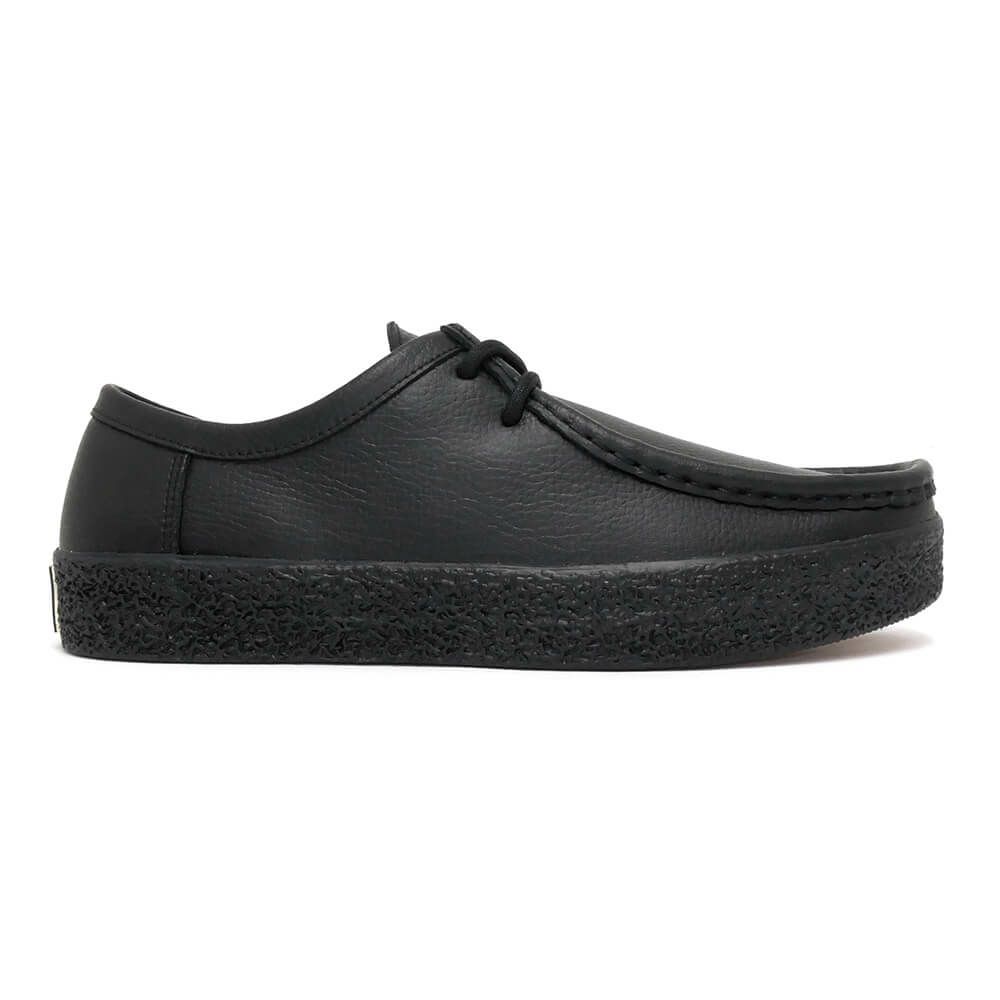 LAST RESORT AB SHOES ラストリゾートエービー シューズ スニーカー VM006 MOC LEATHER LO BLACK/BLACK スケートボード スケボー 5