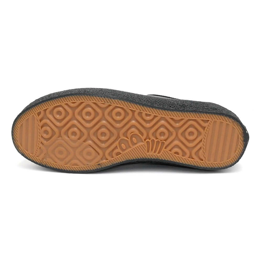 LAST RESORT AB SHOES ラストリゾートエービー シューズ スニーカー VM006 MOC LEATHER LO BLACK/BLACK スケートボード スケボー 7