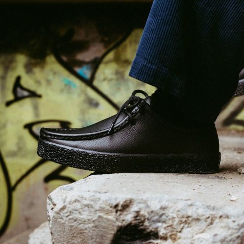 LAST RESORT AB SHOES ラストリゾートエービー シューズ スニーカー VM006 MOC LEATHER LO BLACK/BLACK スケートボード スケボー 10