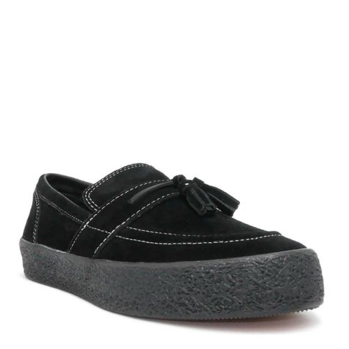 LAST RESORT AB SHOES ラストリゾートエービー シューズ スニーカー VM005 LOAFER SUEDE LO BLACK/WHITE/BLACK スケートボード スケボー 1