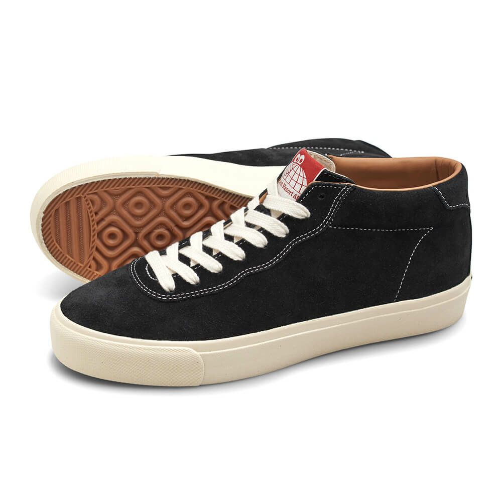 LAST RESORT AB SHOES ラストリゾートエービー シューズ スニーカー VM001 SUEDE MID BLACK/WHITE スケートボード スケボー　2