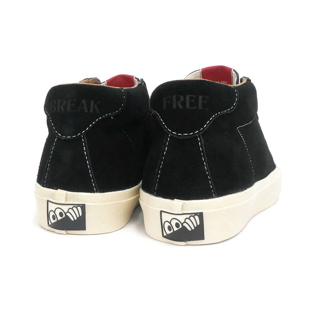 LAST RESORT AB SHOES ラストリゾートエービー シューズ スニーカー VM001 SUEDE MID BLACK/WHITE スケートボード スケボー　4