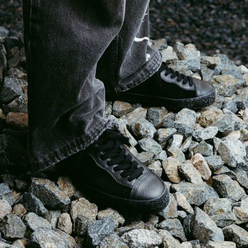 LAST RESORT AB SHOES ラストリゾートエービー シューズ スニーカー VM002 SUEDE LEATHER LO BLACK/BLACK スケートボード スケボー 10