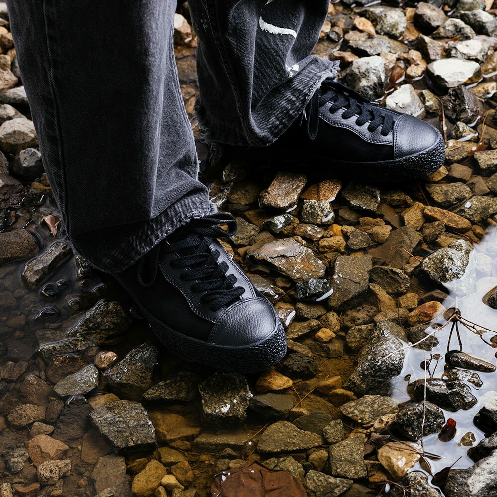 LAST RESORT AB SHOES ラストリゾートエービー シューズ スニーカー VM002 SUEDE LEATHER LO BLACK/BLACK スケートボード スケボー 11