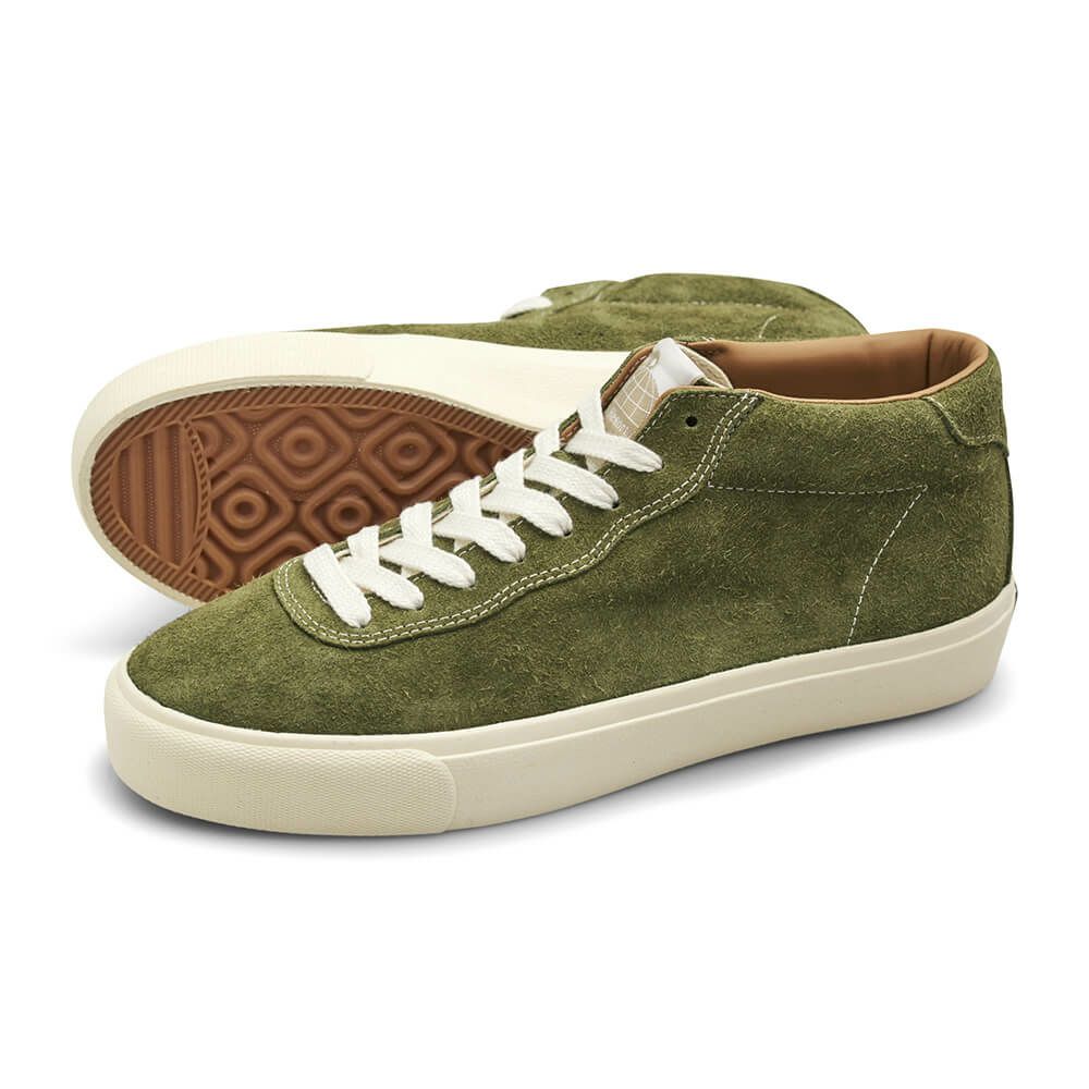 LAST RESORT AB SHOES ラストリゾートエービー シューズ スニーカー VM001 SUEDE MID OLIVE/WHITE スケートボード スケボー 2