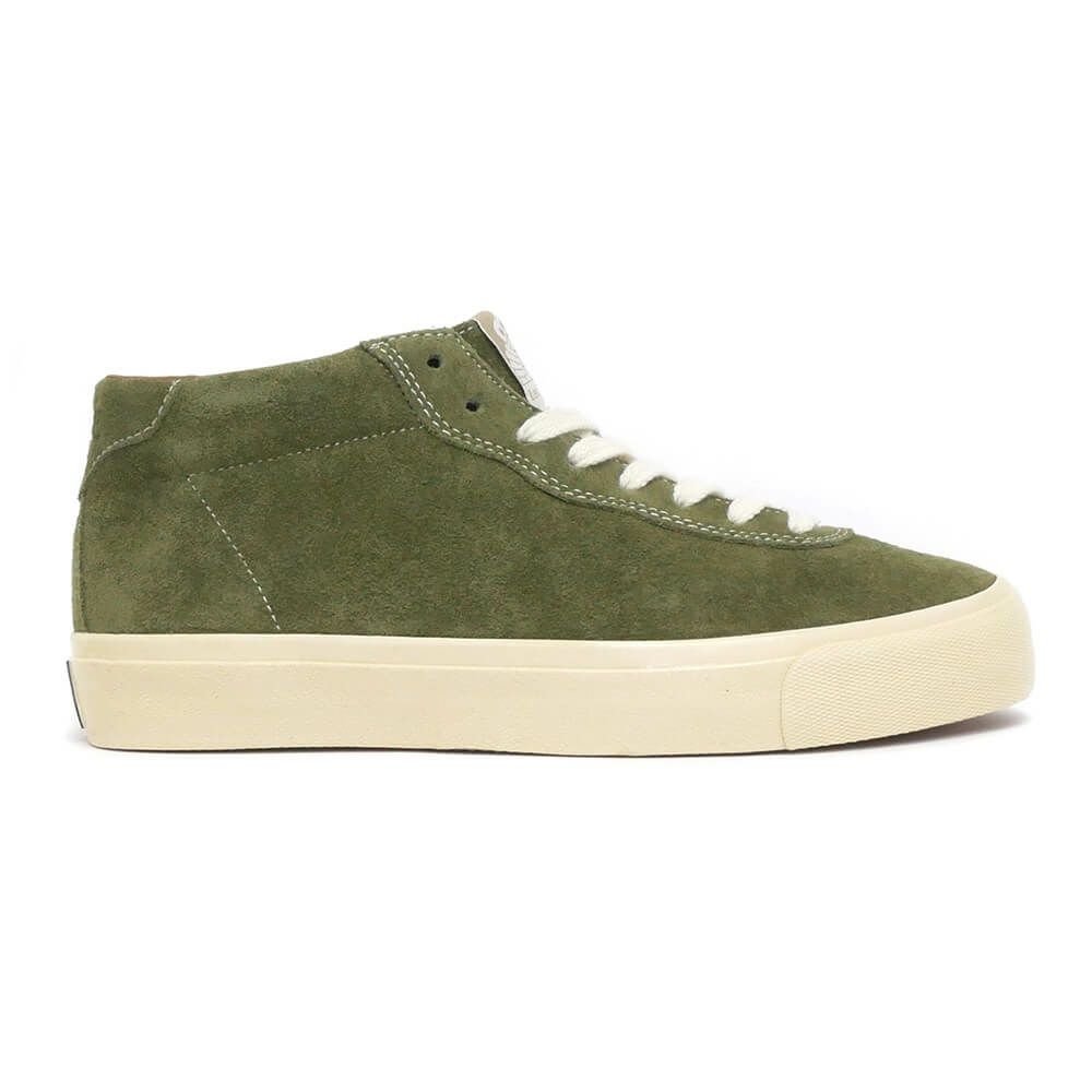 LAST RESORT AB SHOES ラストリゾートエービー シューズ スニーカー VM001 SUEDE MID OLIVE/WHITE スケートボード スケボー 5