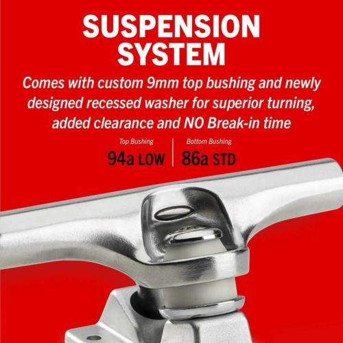 ACE TRUCK エース トラック AF1 INVERTED HOLLOW 22 HI シルバー スケートボード スケボー 9