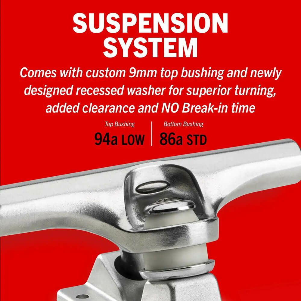 ACE TRUCK エース トラック AF1 INVERTED HOLLOW 22 HI シルバー スケートボード スケボー 9