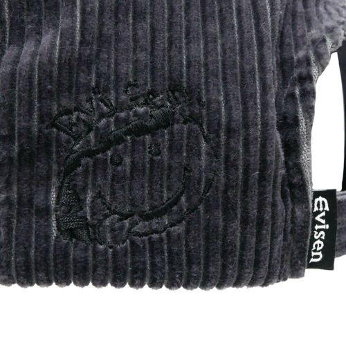 EVISEN CAP エビセン キャップ CORD ONE-UP 6 PANEL CHARCOAL/BEIGE スケートボード スケボー 2
