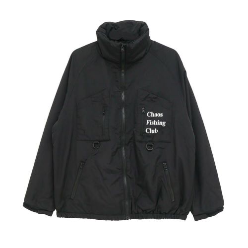 CHAOS FISHING CLUB JACKET カオスフィッシングクラブ ジャケット BLACK SEA BREAM BLACK スケートボード スケボー 