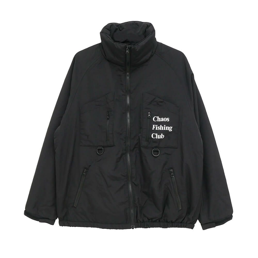 CHAOS FISHING CLUB JACKET カオスフィッシングクラブ ジャケット BLACK SEA BREAM BLACK スケートボード スケボー 