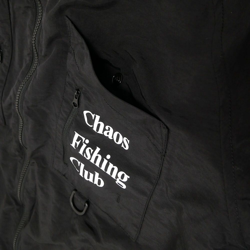CHAOS FISHING CLUB JACKET カオスフィッシングクラブ ジャケット BLACK SEA BREAM BLACK スケートボード スケボー 4