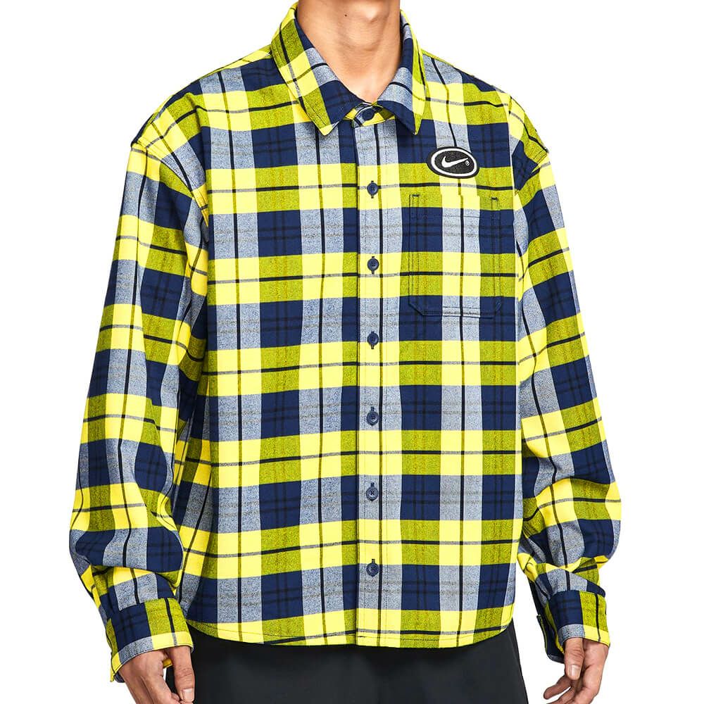 NIKE SB LONG SLEEVE ナイキエスビー 長袖シャツ FLNNL BTN UP QS x ERIC KOSTON HV0257-410 スケートボード スケボー