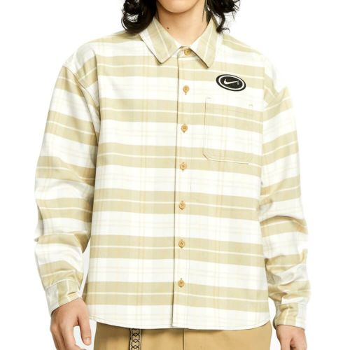 NIKE SB LONG SLEEVE ナイキエスビー 長袖シャツ FLNNL BTN UP QS x