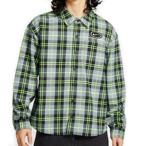 トップス NIKE SB ERIC KOSTON FLNNL BTN UP QS ERIC KOSTON x NIKE SB - SB FLNNL BTN UP KOS L/S TOP HV0257-070