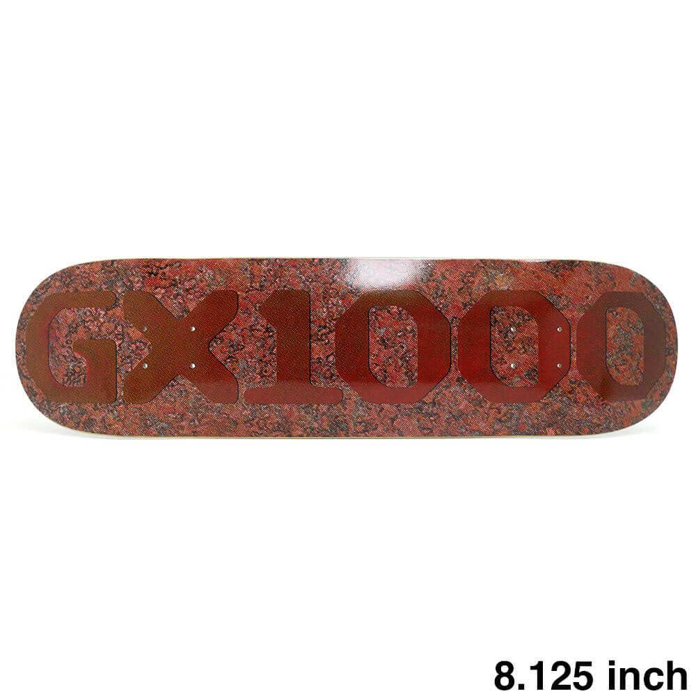 GX1000 DECK ジーエックス1000 デッキ TEAM OG LOGO PATINA PINK 8.125 スケートボード スケボー 1