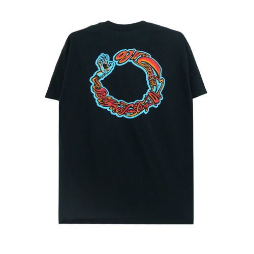 OJ WHEEL T-SHIRT オージェー ウィール Tシャツ SPEED WHEELS SCREAMING HAND BLACK スケートボード スケボー 