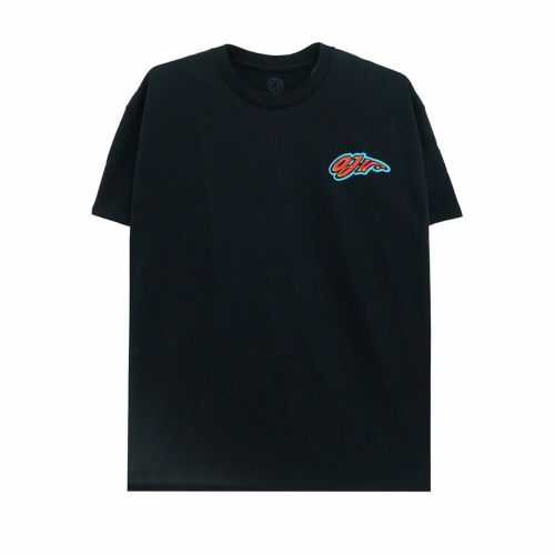 OJ WHEEL T-SHIRT オージェー ウィール Tシャツ SPEED WHEELS SCREAMING HAND BLACK スケートボード スケボー 1