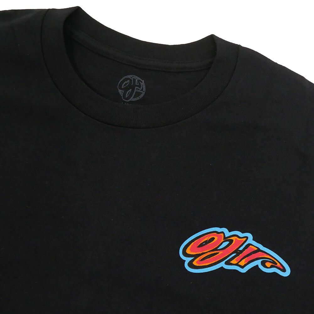 OJ WHEEL T-SHIRT オージェー ウィール Tシャツ SPEED WHEELS SCREAMING HAND BLACK スケートボード スケボー 2