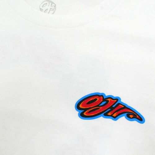 OJ WHEEL T-SHIRT オージェー ウィール Tシャツ SPEED WHEELS SCREAMING HAND WHITE スケートボード スケボー 2