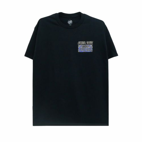 SANTA CRUZ T-SHIRT サンタクルーズ Tシャツ DRESSEN EVO BLACK スケートボード スケボー 1